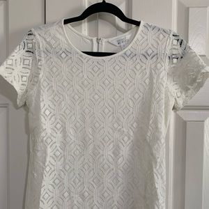 White lace Market & Spruce shirt